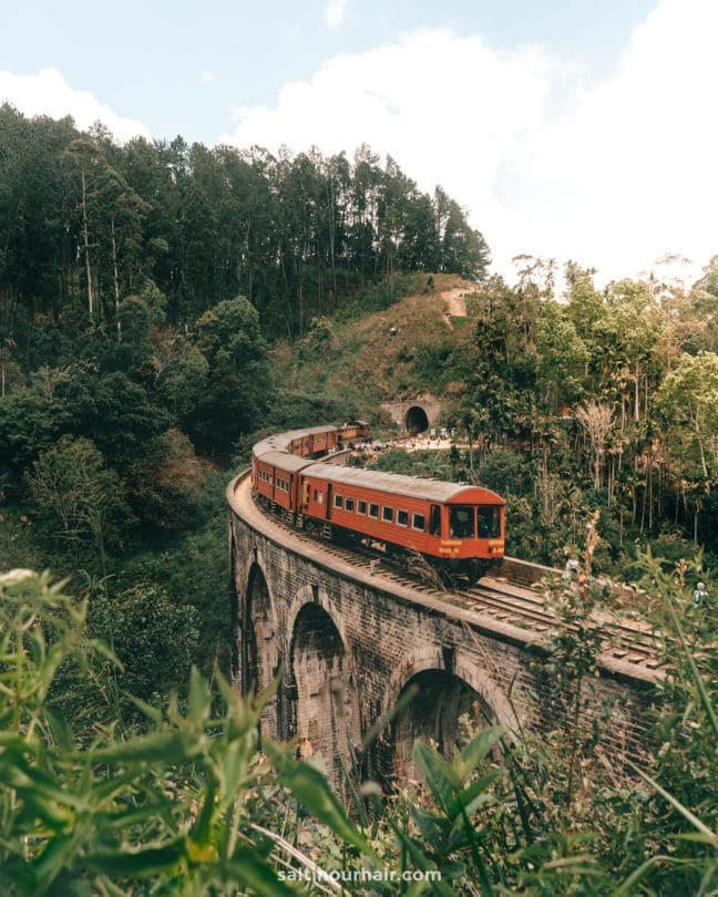 Things to do Ella Sri Lanka Nine arch bridge train