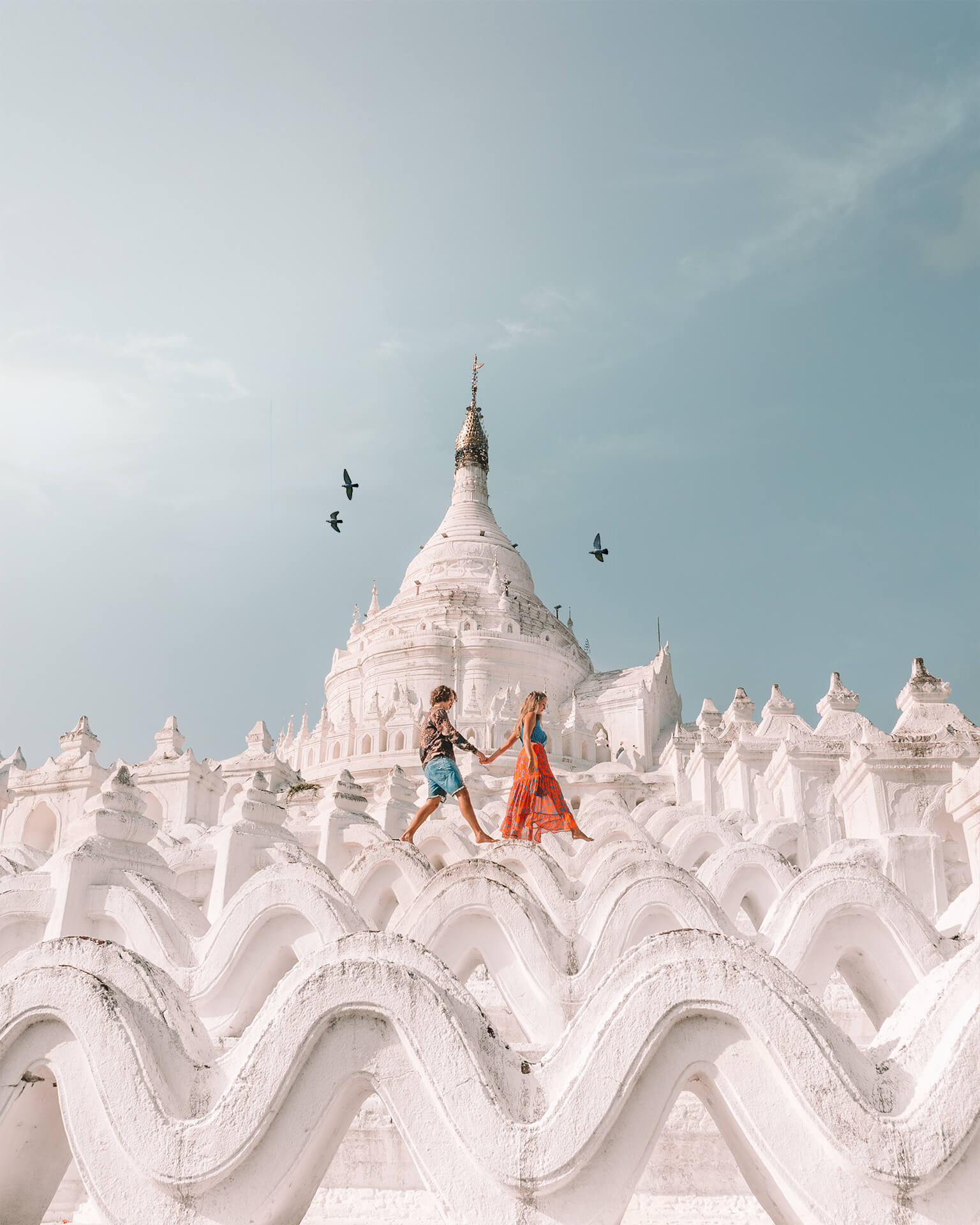 Things to do Mandalay Myanmar Hsinbyume Pagoda