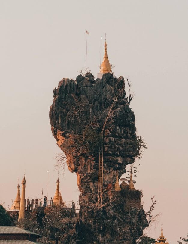 dingen om te doen Hpa-An myanmar zonsondergang
