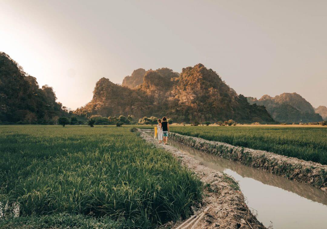 Myanmar Reisgids Hpa An rijstvelden