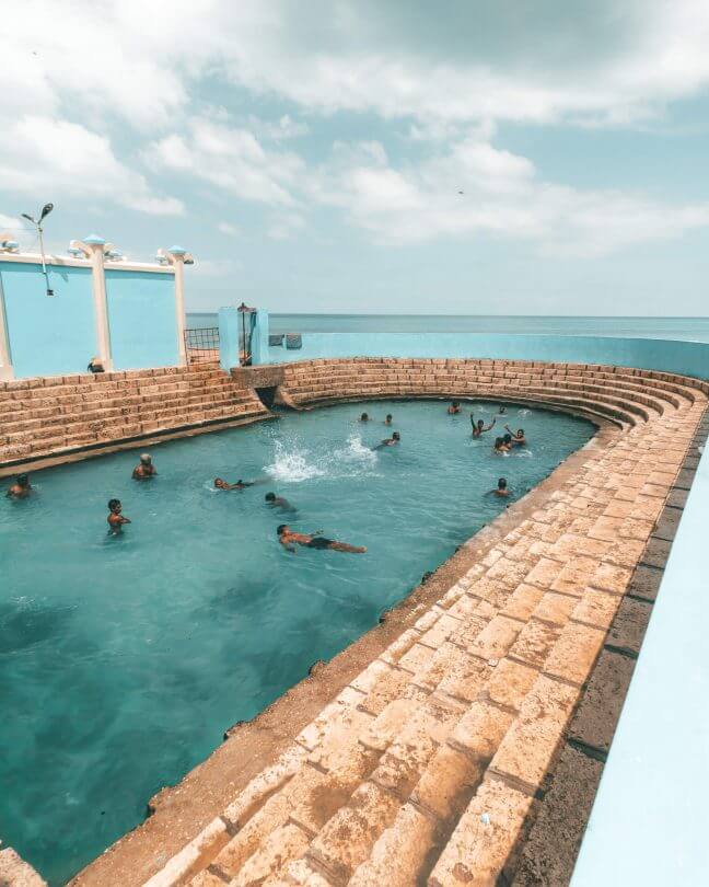 Jaffna Sri Lanka natuurlijk zwembad