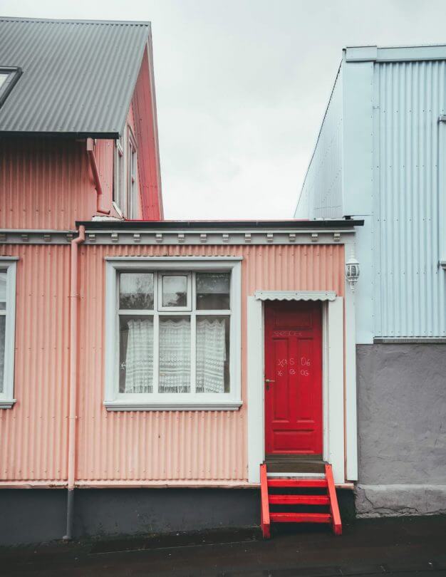 iceland route guide reykjavik coloured houses