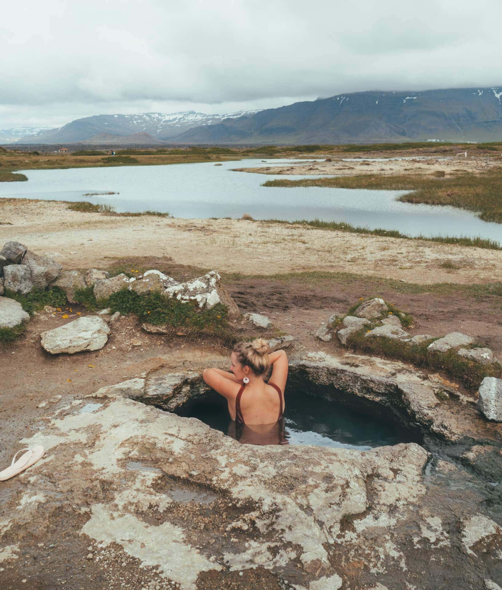 snaefellsnes west iceland Natural hot spring
