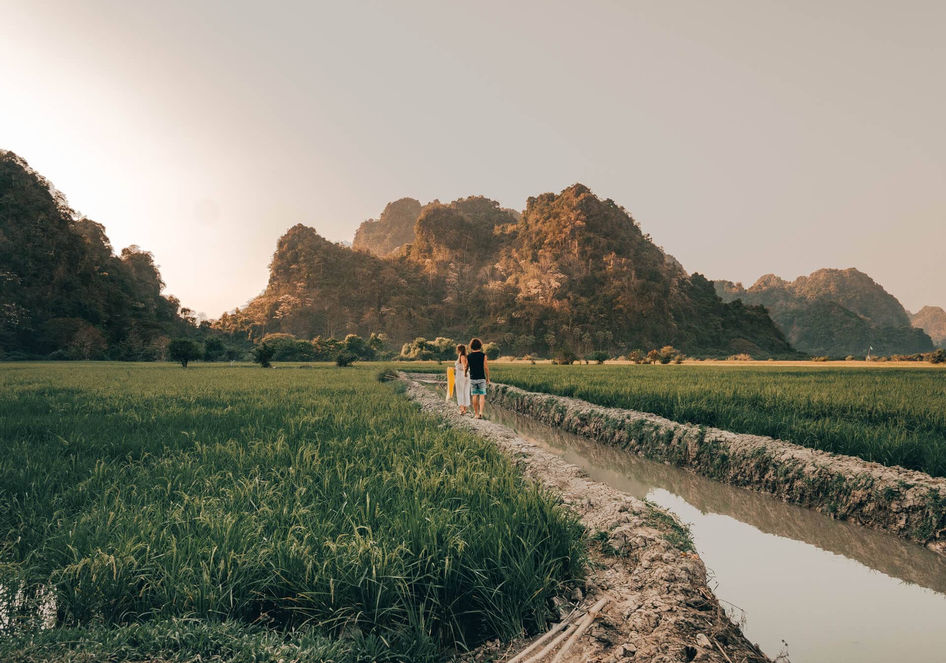 redenen om de rijstvelden van Myanmar Hpa An . te bezoeken