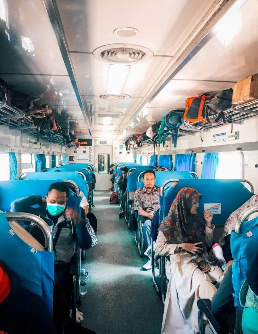 The Train from Yogyakarta to Malang (Malioboro)