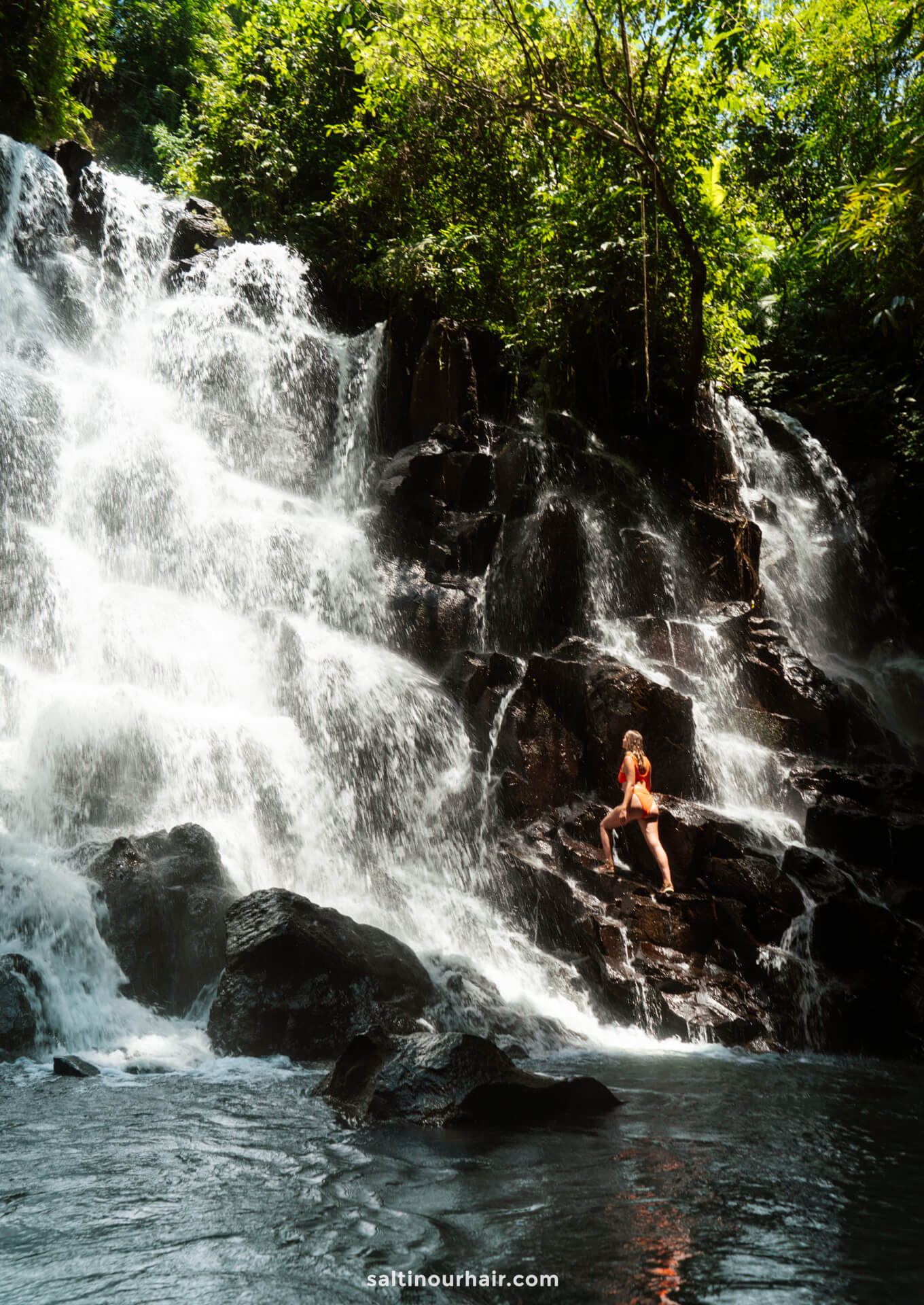 things to do ubud Kanto Lampo waterfall