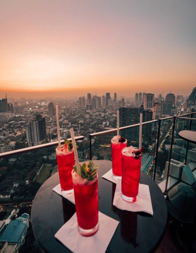 bangkok rooftop bar drankjes