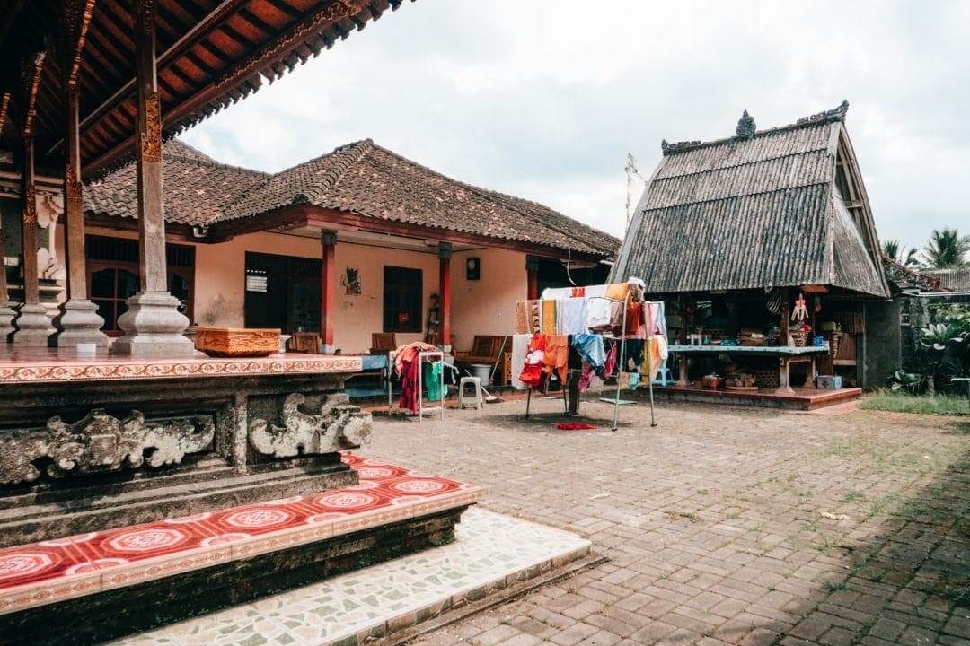 Bali verblijf bij de lokale bevolking thuis