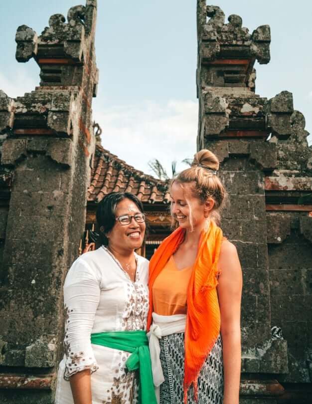 Bali verblijf bij de lokale bevolking tijdperk