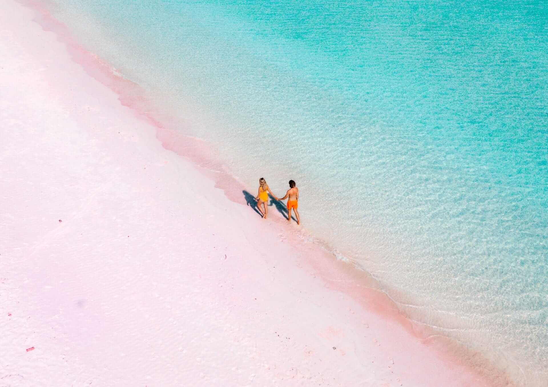 indonesia route java bali flores pink beach