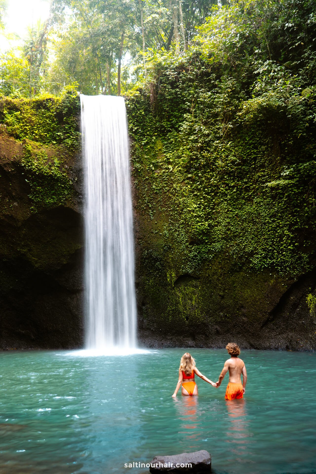 indonesia route java bali flores tibumana waterfall