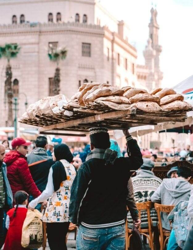 Khan El-Khalili souk broodmarkt cairo