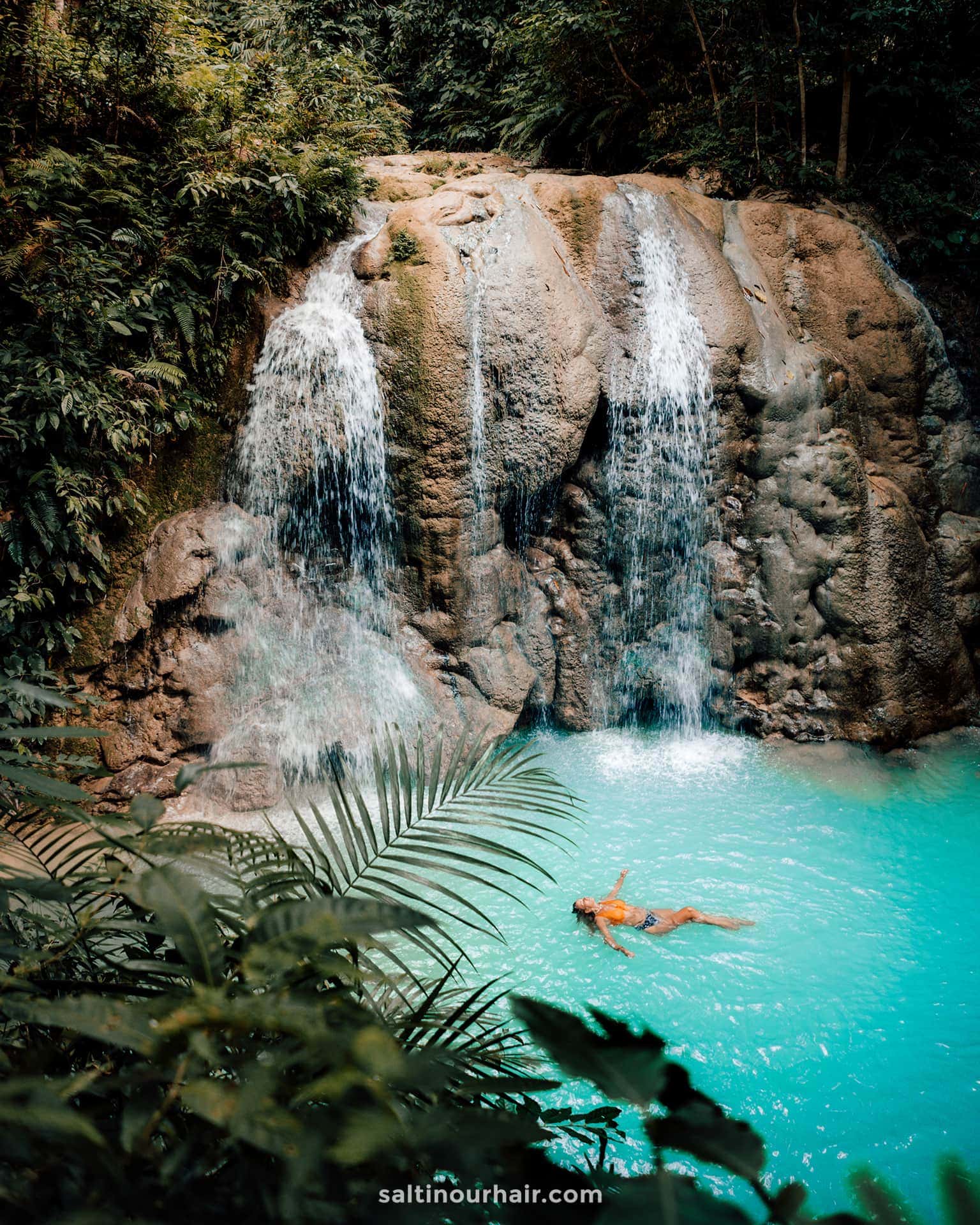 Filipijnen reisgids Siquijor Lugnason Falls