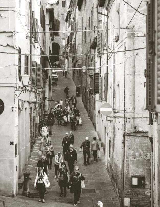 siena streets tuscany