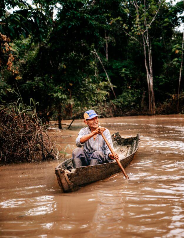 lokale Amazone rivier