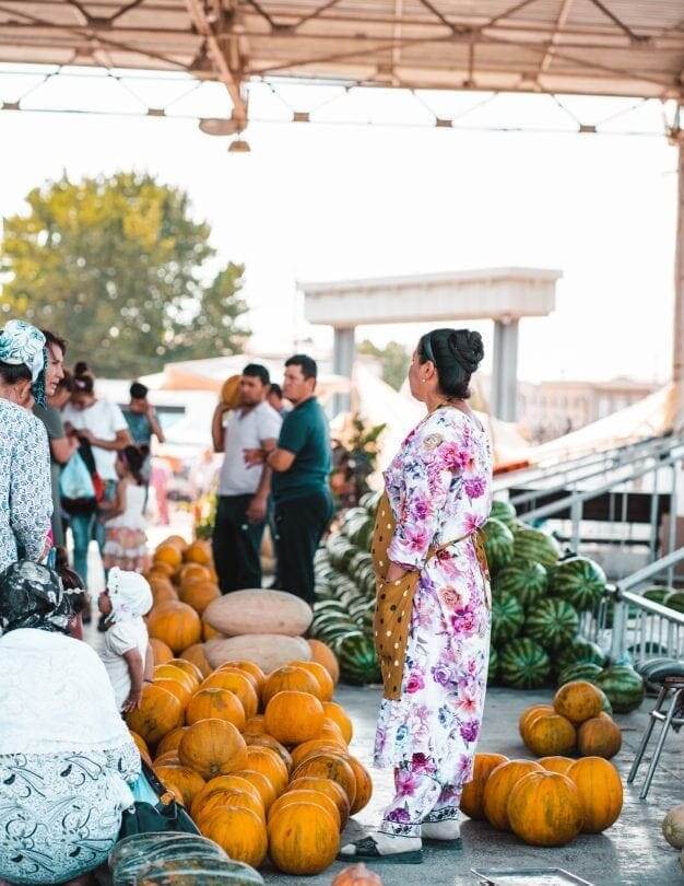 dingen om te doen samarkand oezbekistan Siab Bazaar