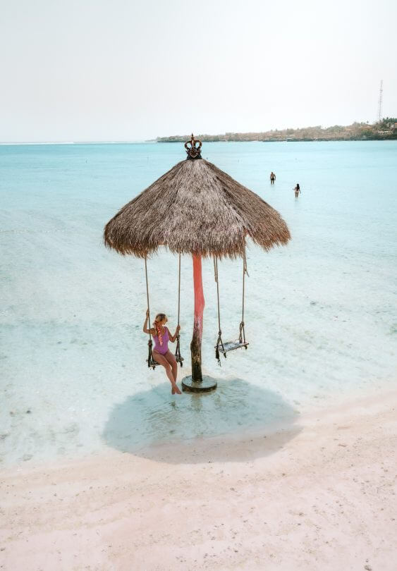the sand pink swing