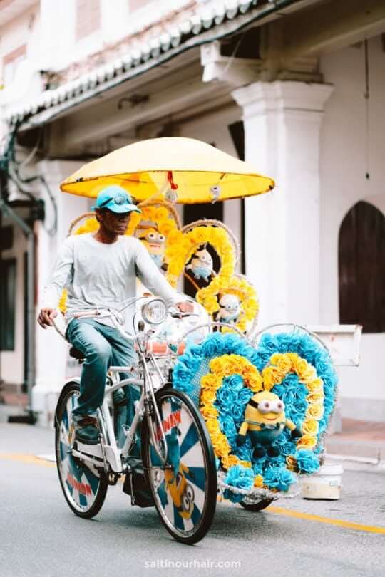 dingen om te doen Malacca fietstaxi vervoer