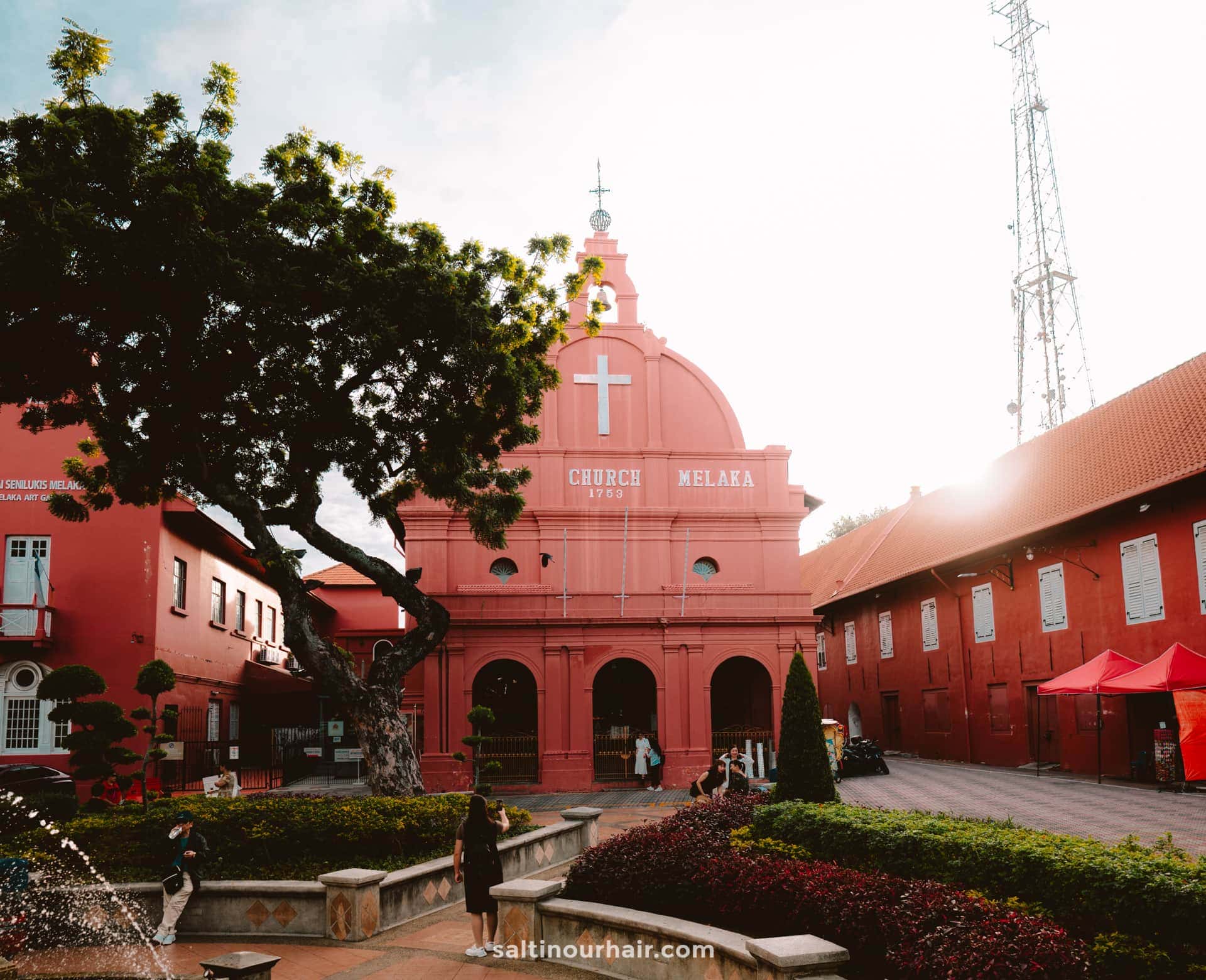 red square church malacca malaysia