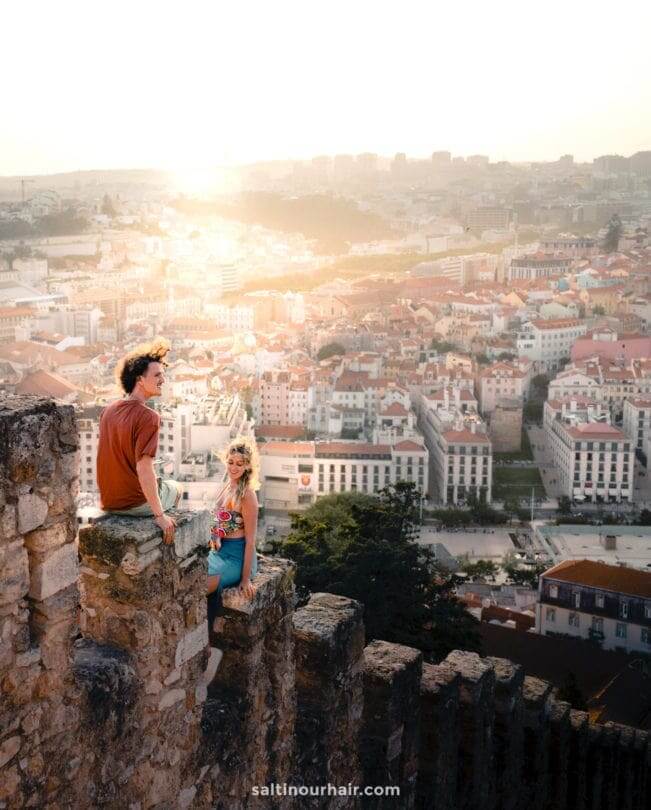 beste zonsondergang Lissabon