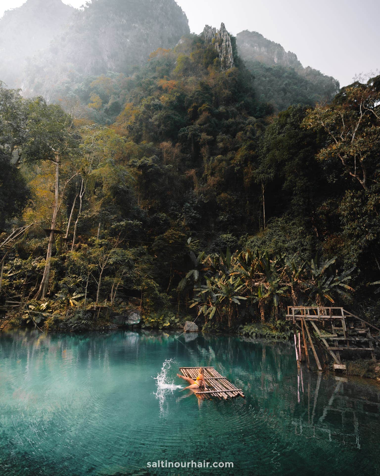 best things to do vang vieng Blue Lagoon 3
