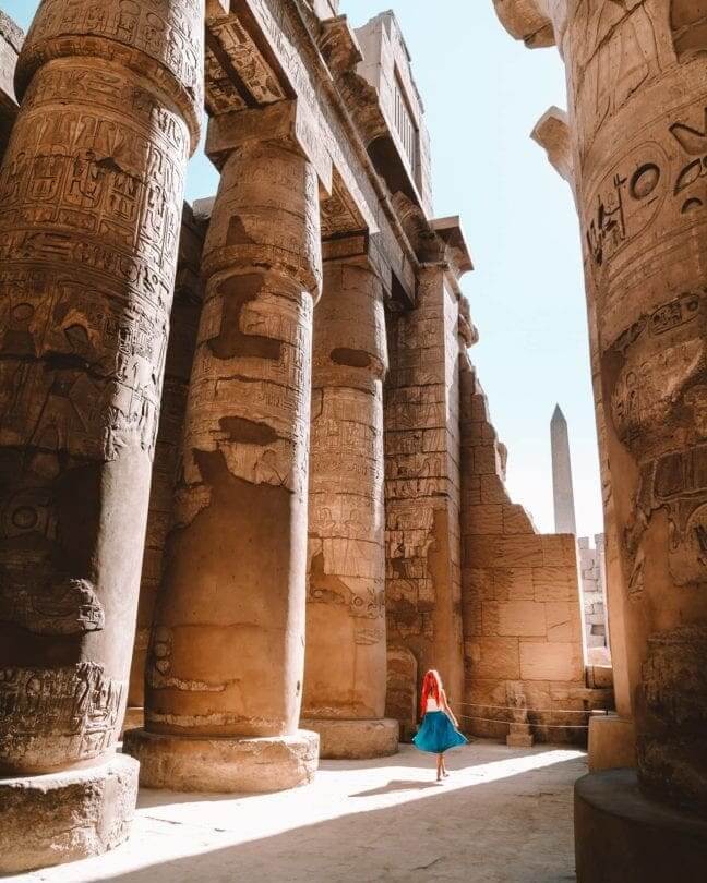 luxor egypte karnak tempel