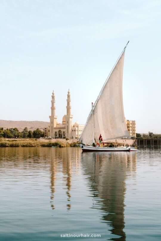 Egypte Luxor Felucca-boottocht