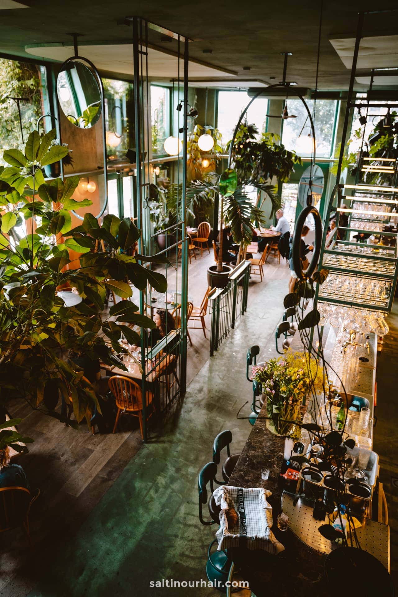 Bar Botanique interior and café vibe in Amsterdam