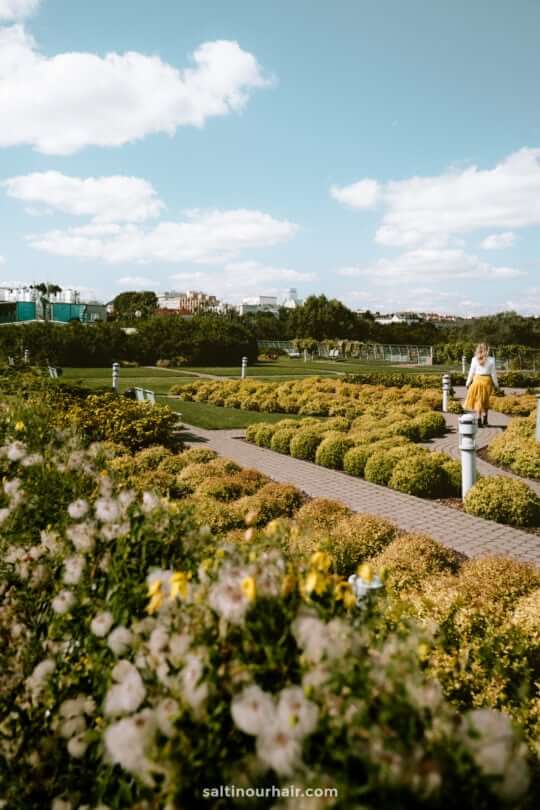 tuin van de Universiteit van Warschau