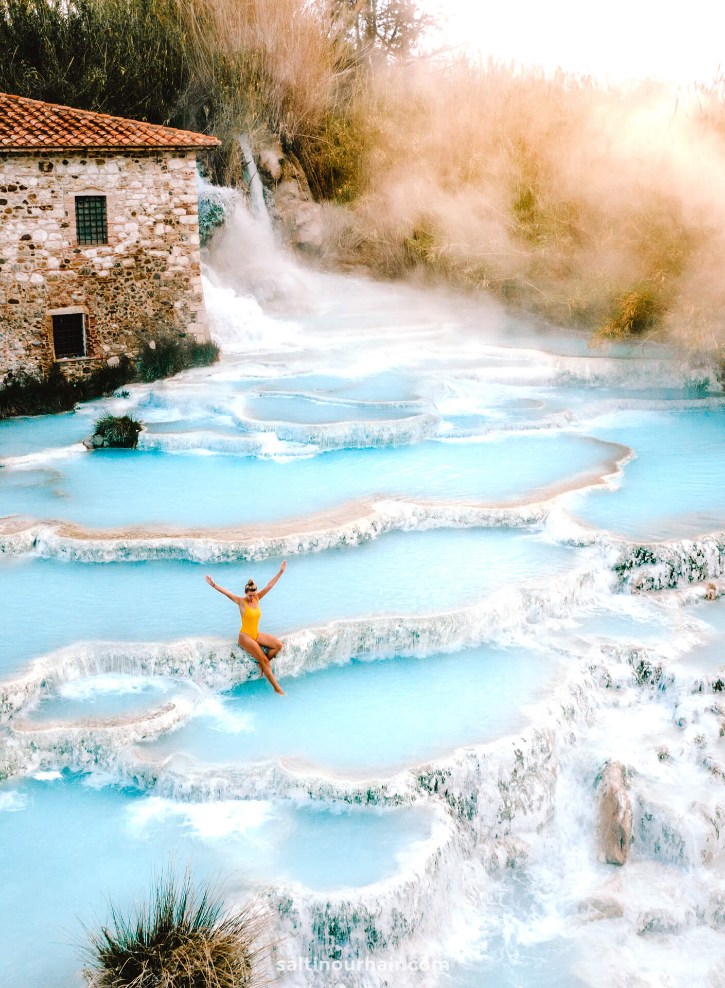 saturnia hot springs Italy itinerary 7 days