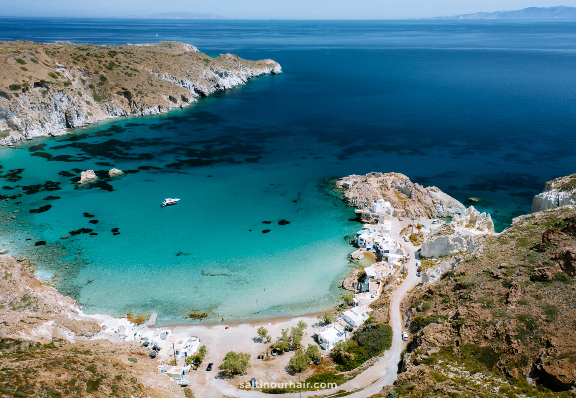 beste stranden milos griekenland
