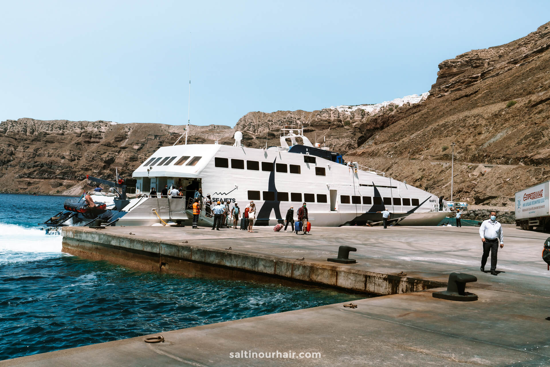 Griekse eilanden veerboot