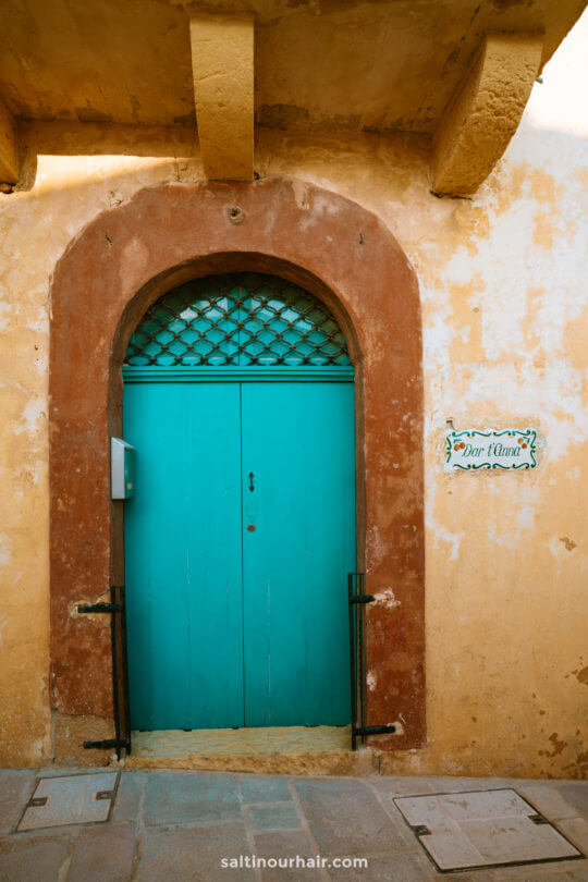 malta kleurrijke deur
