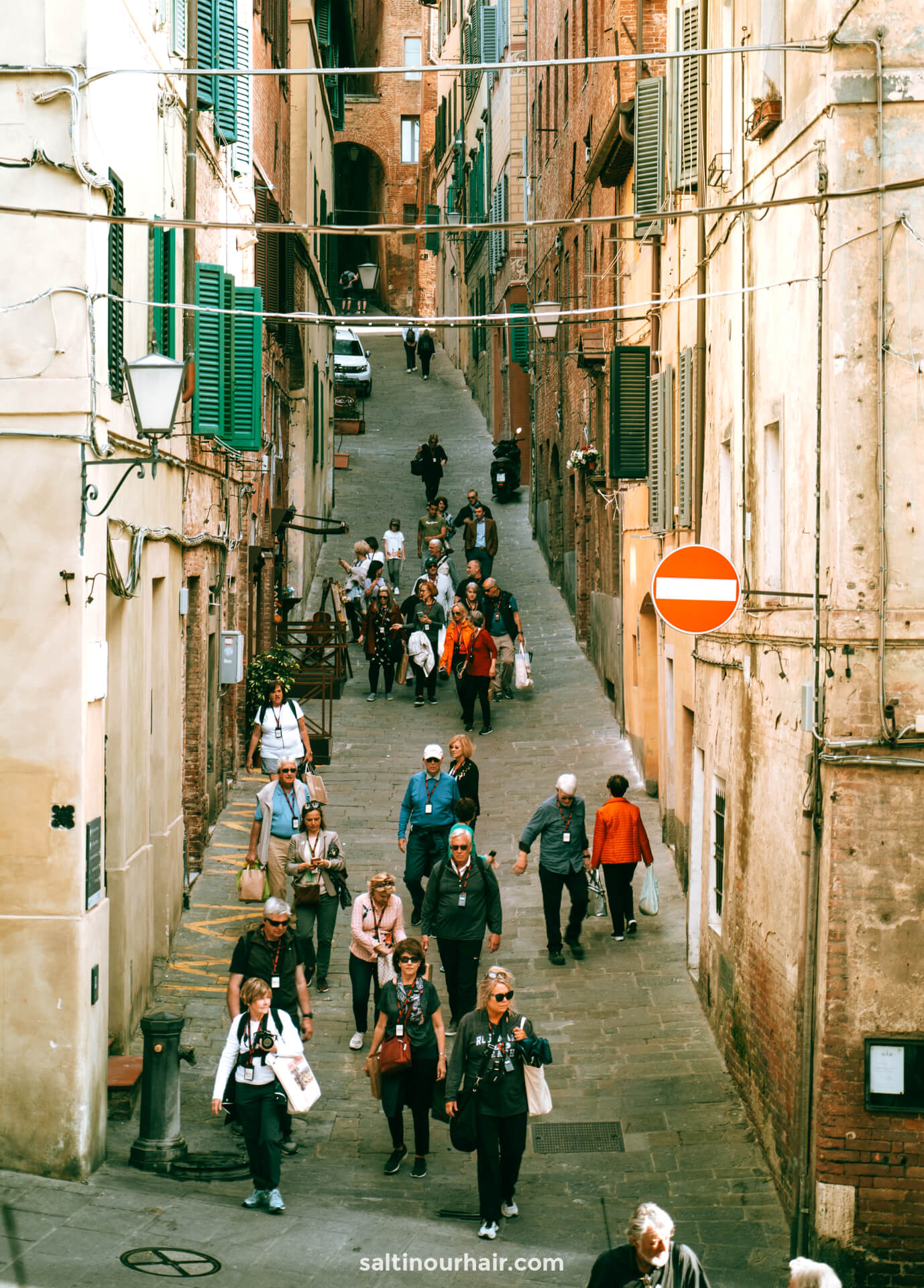 siena italië straten