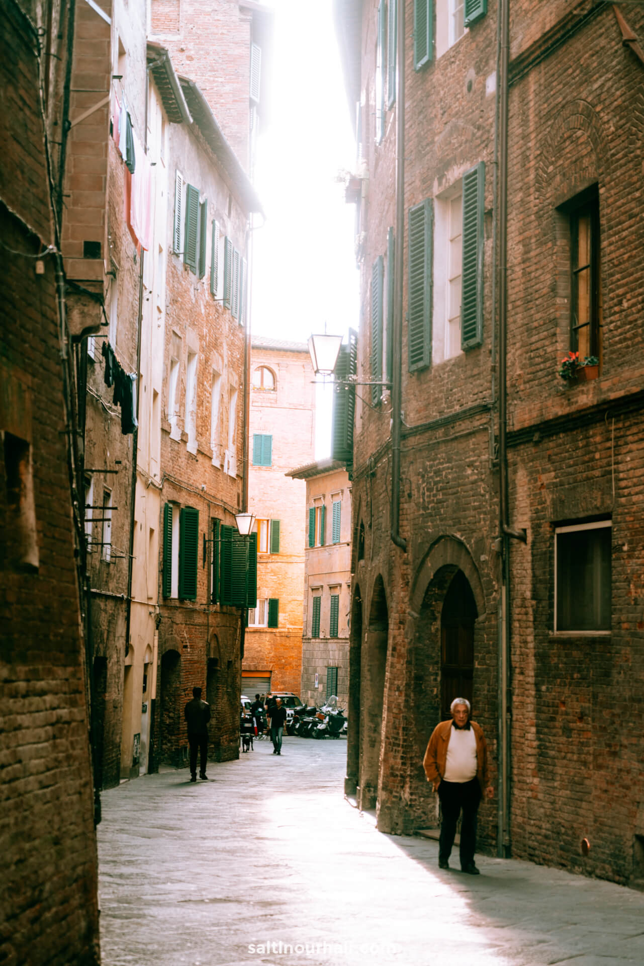 siena toscane italië straten