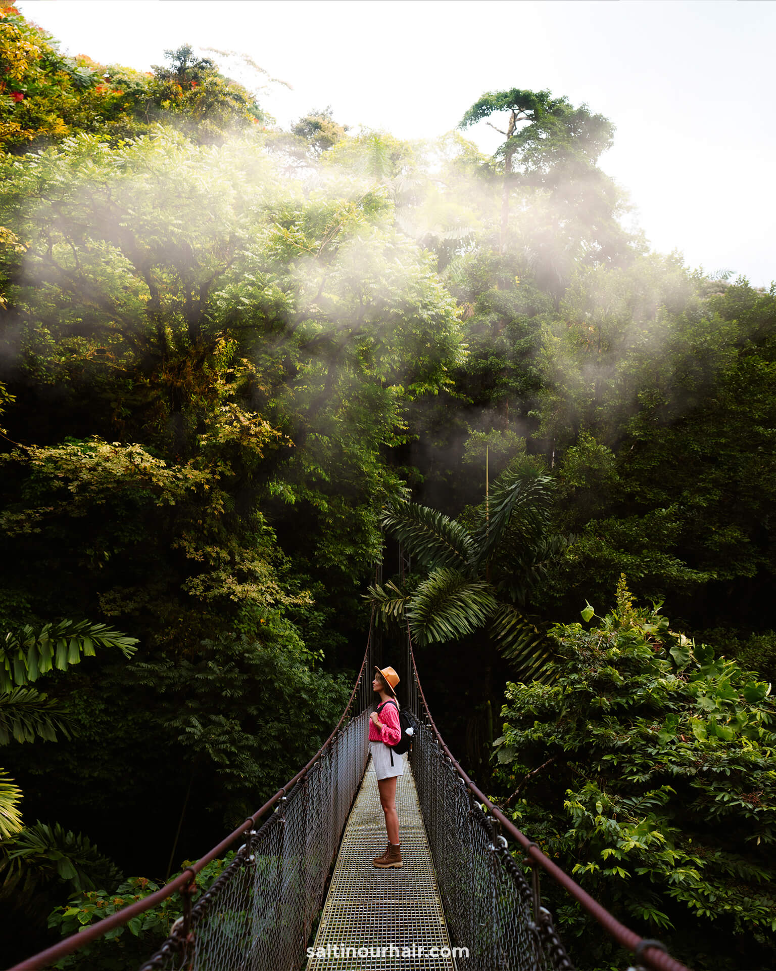 Costa Rica 3 week itinerary la fortuna Mistico Arenal Hanging Bridges
