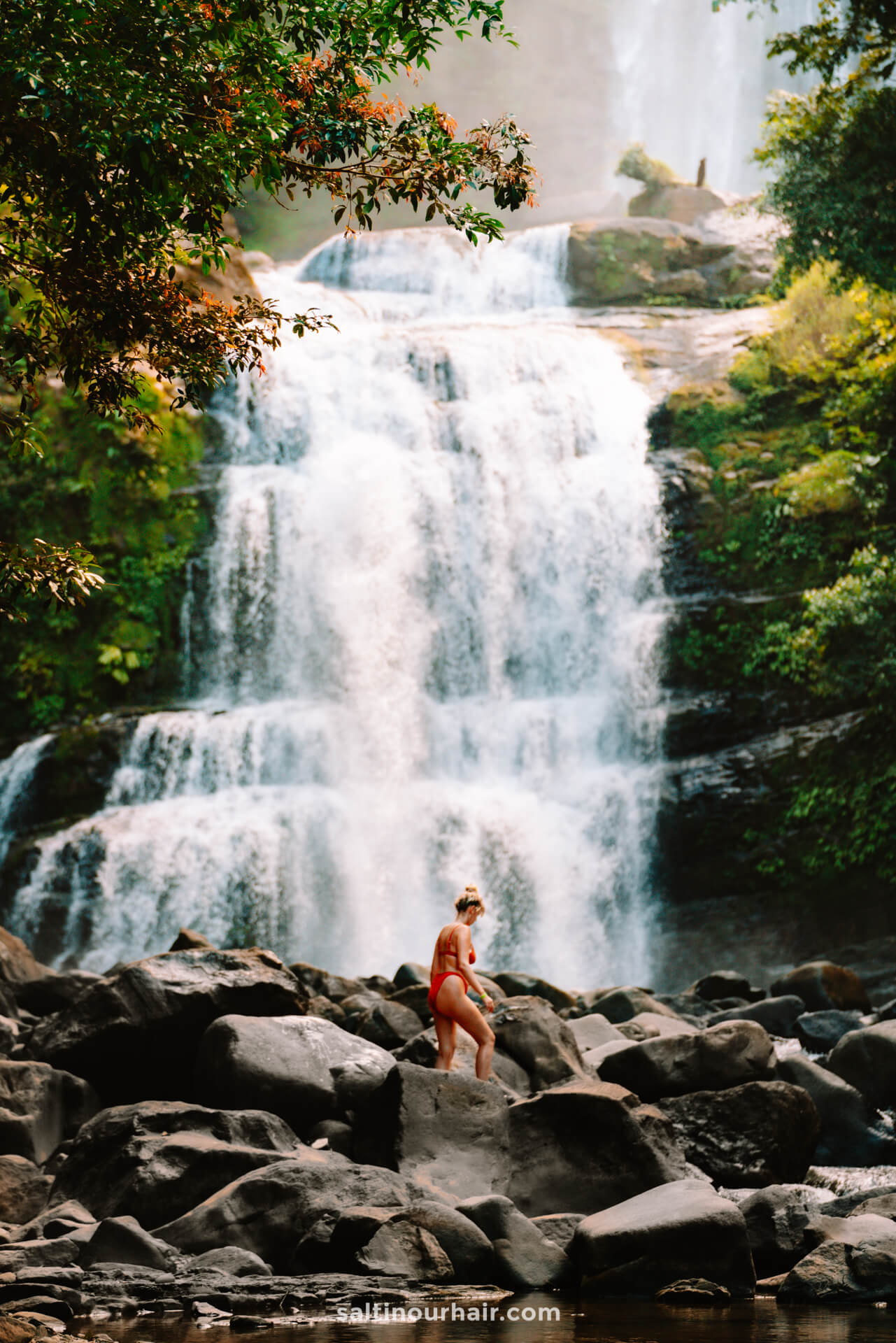 costa rica travel 2 week itinerary nauyaca waterfall 