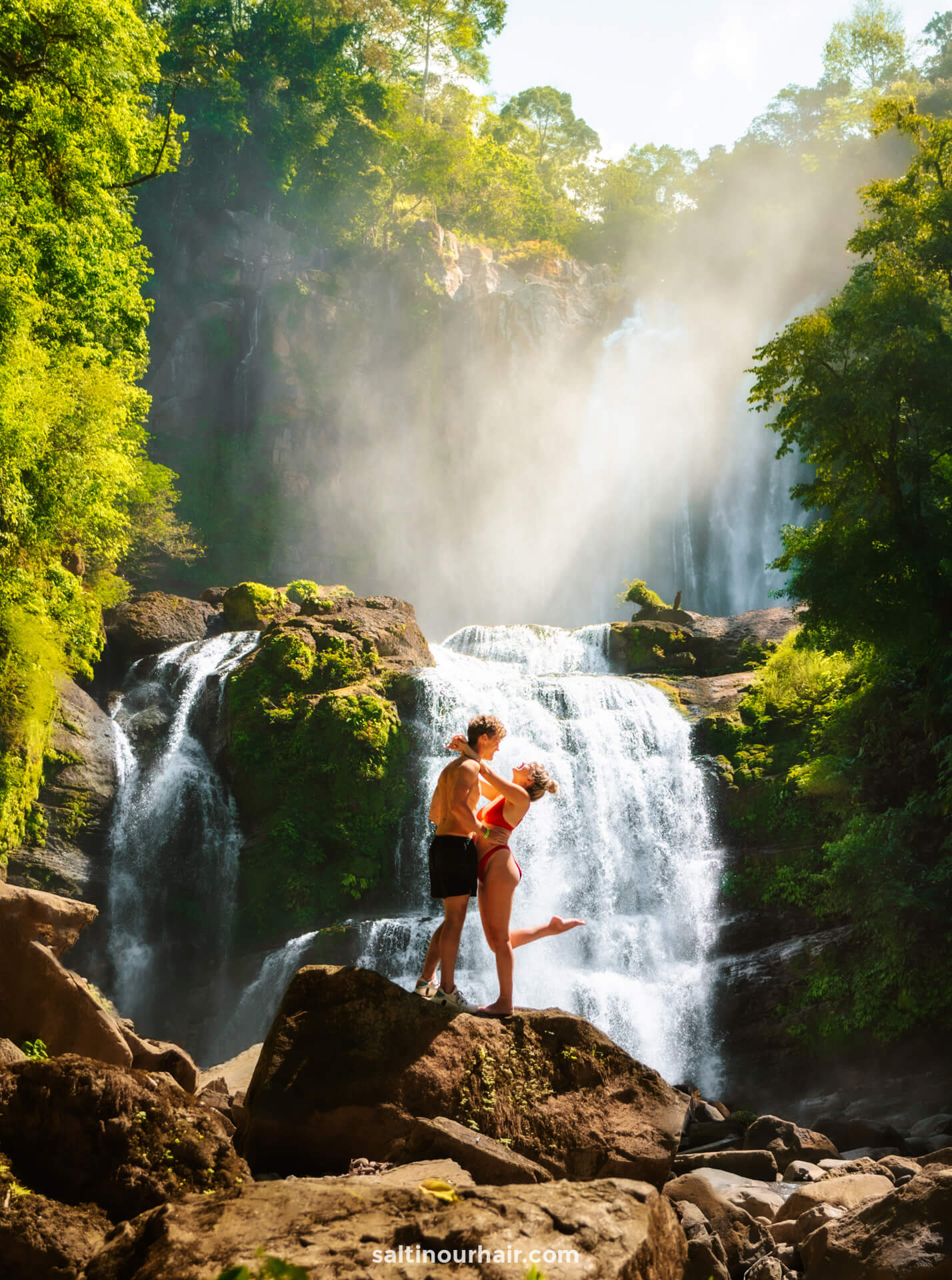 travel on a budget tips waterfall