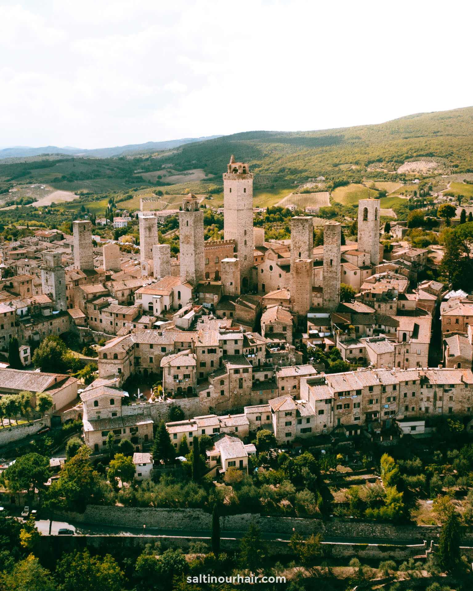  San Gimignano beautiful places tuscany italy