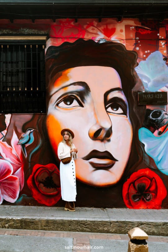 colombia itinerary bogota street art tour