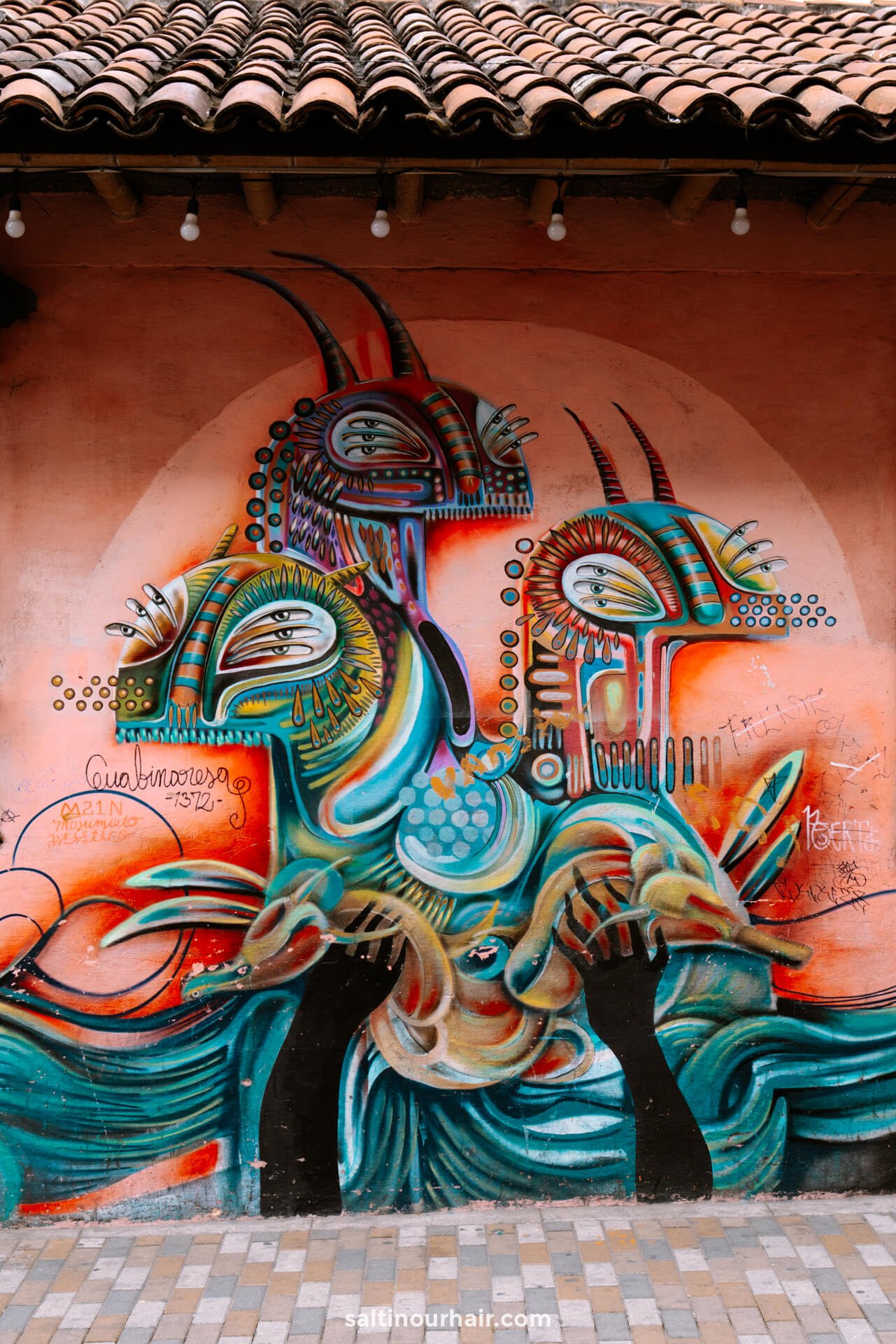 colombia 2-week itinerary street art tour bogota
