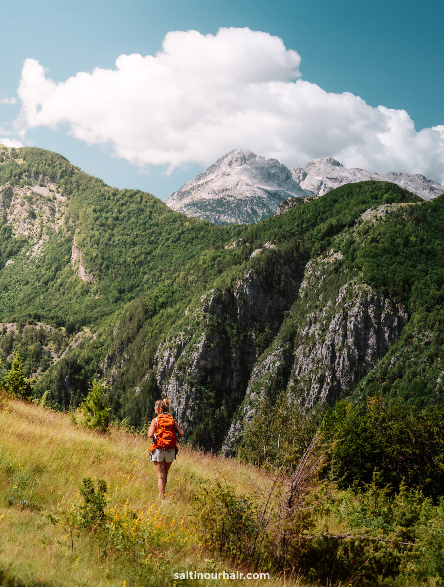 albania itinerary Theth to Valbona peak hike