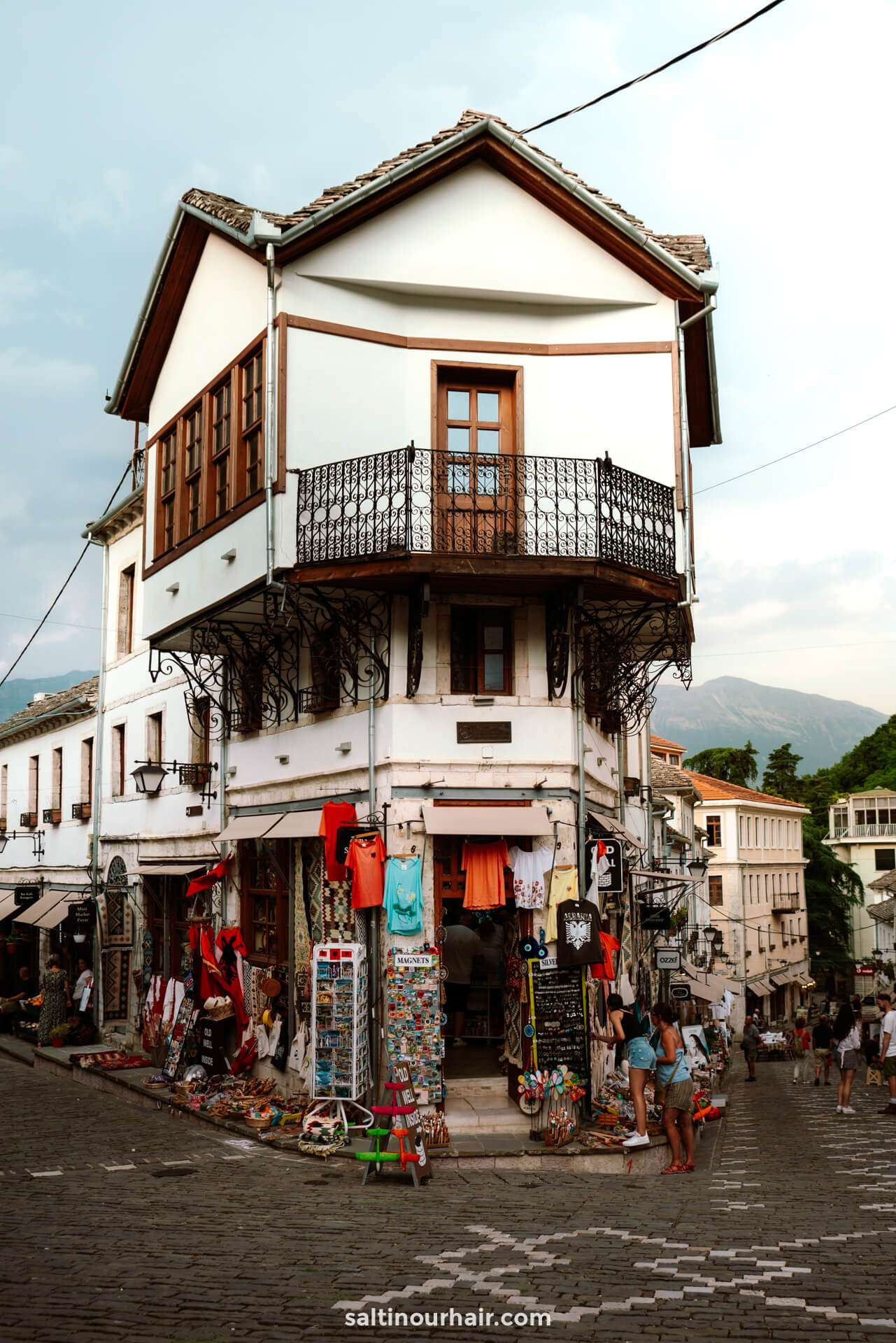Gjirokaster traditionele huizen albaniÃ« route