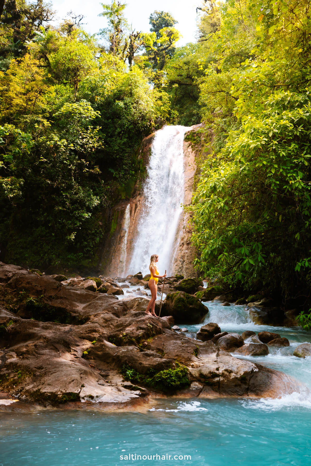 Blue Falls Costa Rica best waterfalls