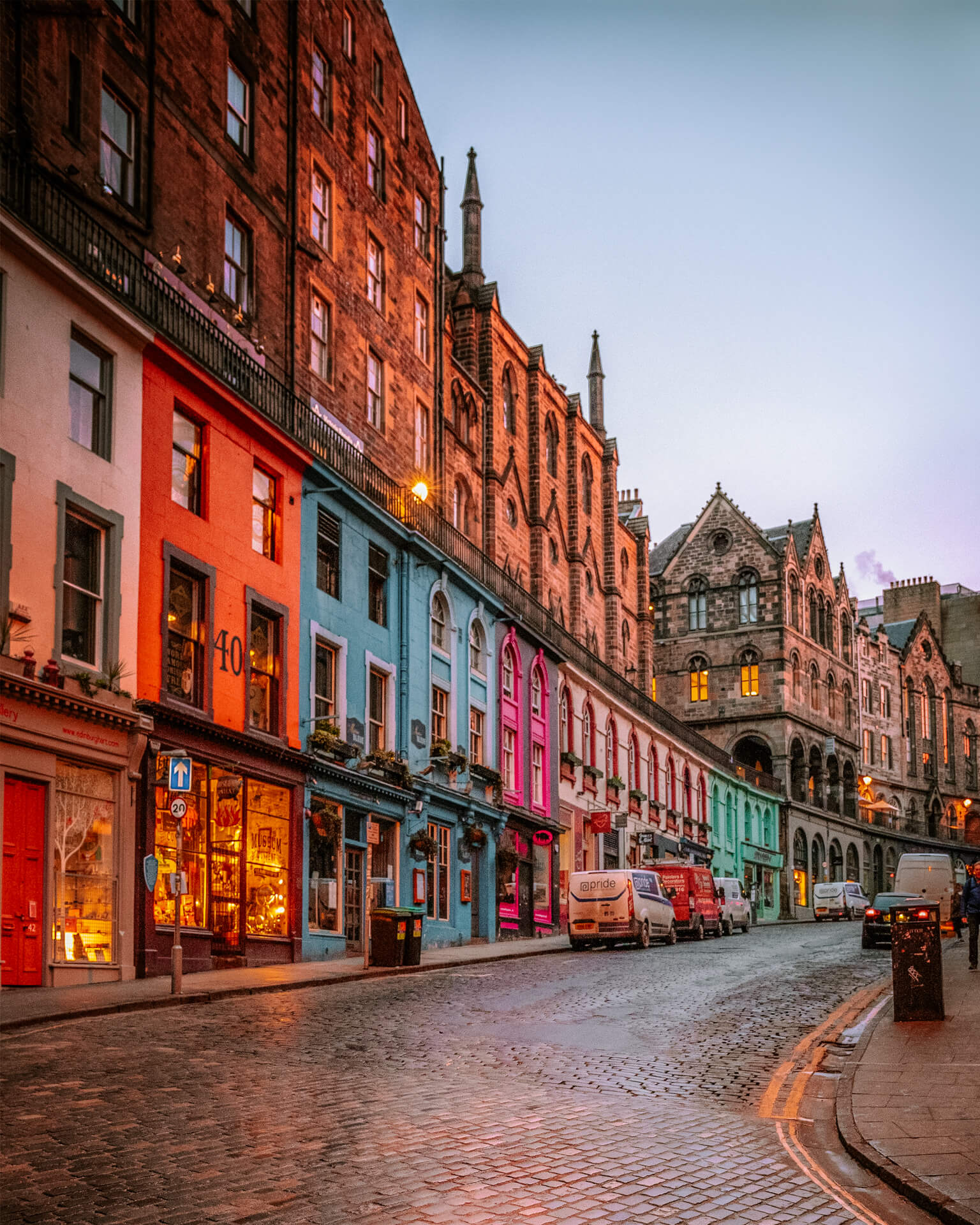 streets Edinburgh Scotland 