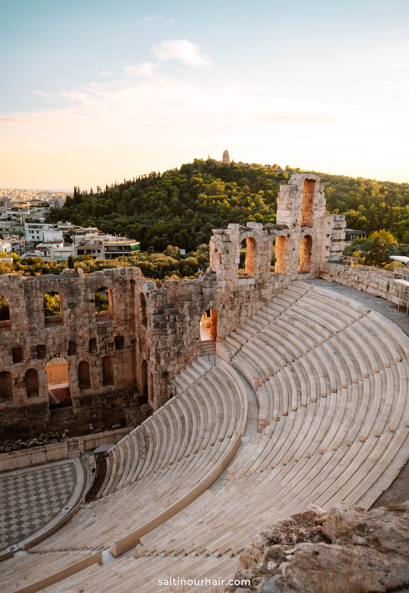 The Odeon of Herodes Atticus amphitheater acropolis athens greece