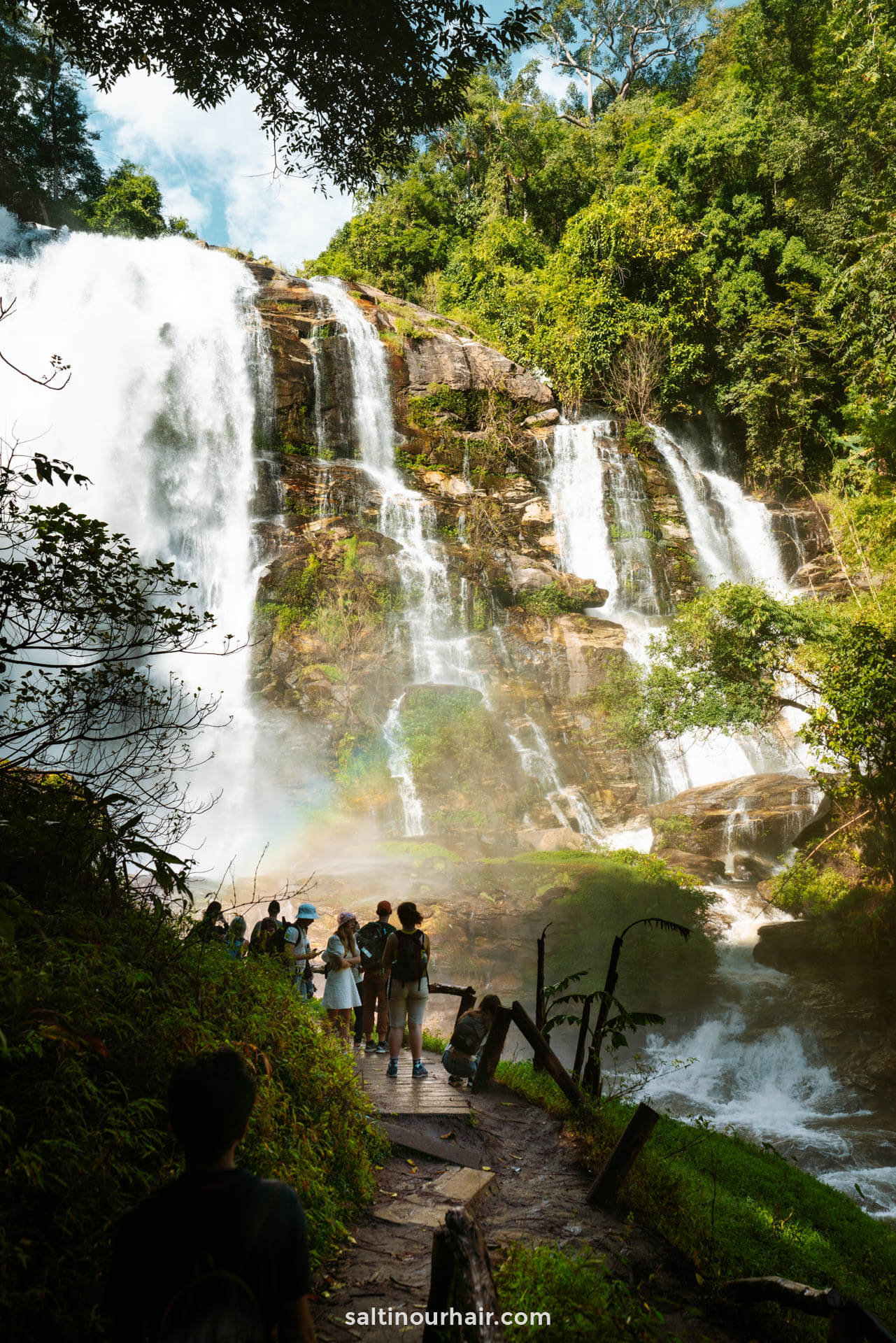beautiful waterfall thailand