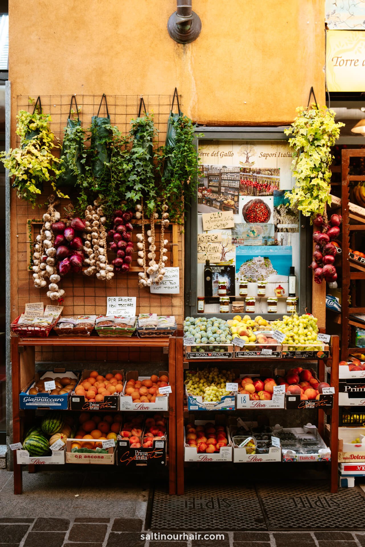 authentic fruit stall italy