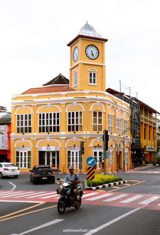 things to do phuket thailand yellow clock tower