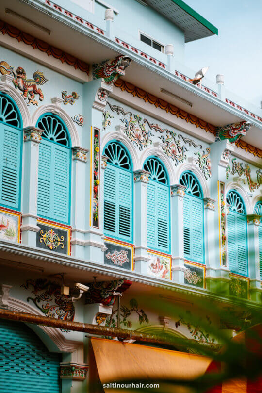 colorful houses phuket old town